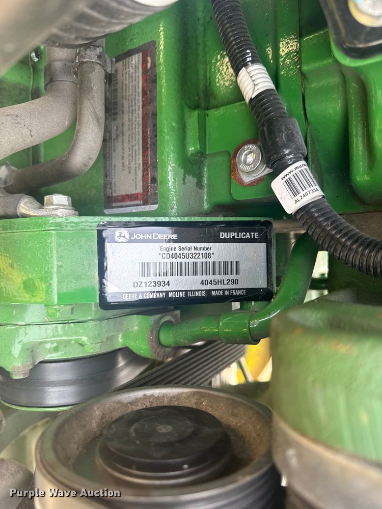 image for item YA2086 2025 John Deere 6M 125 MFWD tractor