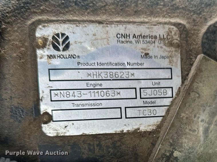 image for item YA2573 2005 New Holland TC30 MFWD tractor