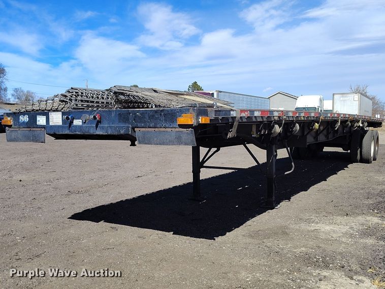 image for item BI9763 2006 Transcraft SF-650H S2 flatbed trailer