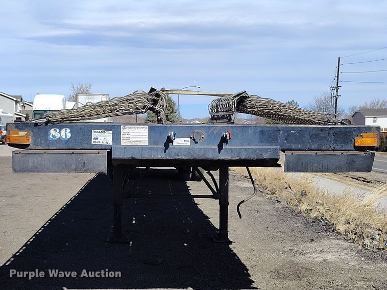 image for item BI9763 2006 Transcraft SF-650H S2 flatbed trailer