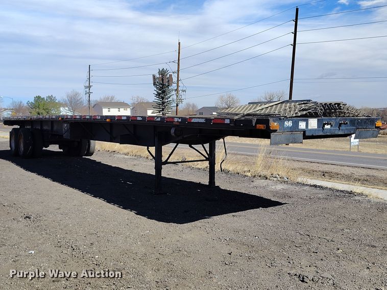 image for item BI9763 2006 Transcraft SF-650H S2 flatbed trailer