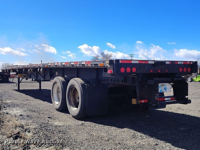 image for item BI9763 2006 Transcraft SF-650H S2 flatbed trailer