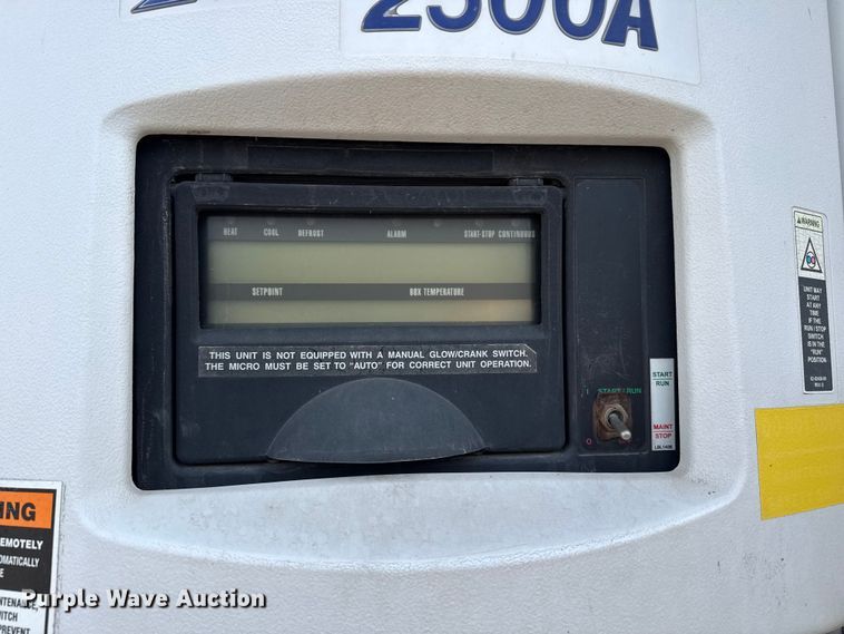 image for item DZ5129 2012 Utility refrigerated van trailer