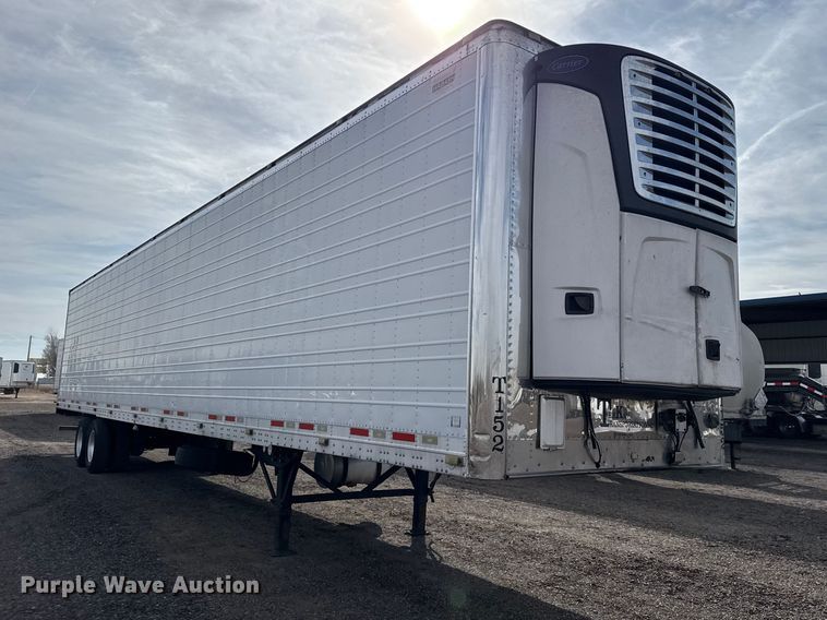 image for item DZ5130 2013 Wabash refrigerated van trailer