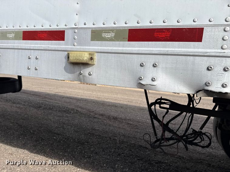 image for item DZ5130 2013 Wabash refrigerated van trailer