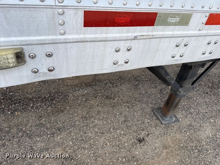 image for item DZ5130 2013 Wabash refrigerated van trailer