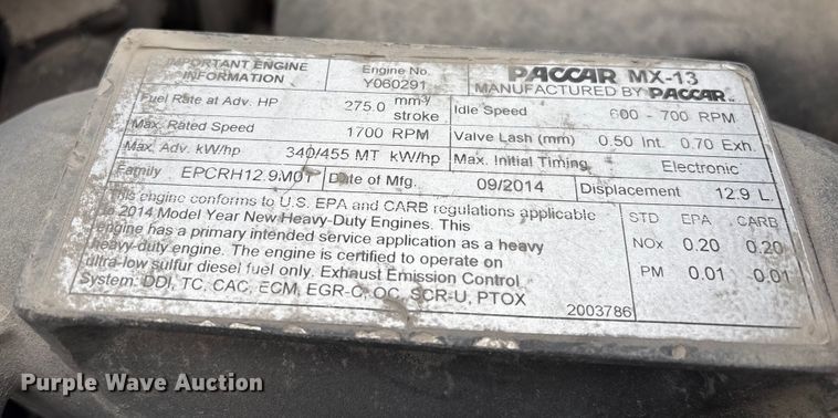 image for item EF1003 2015 Kenworth T680 semi truck