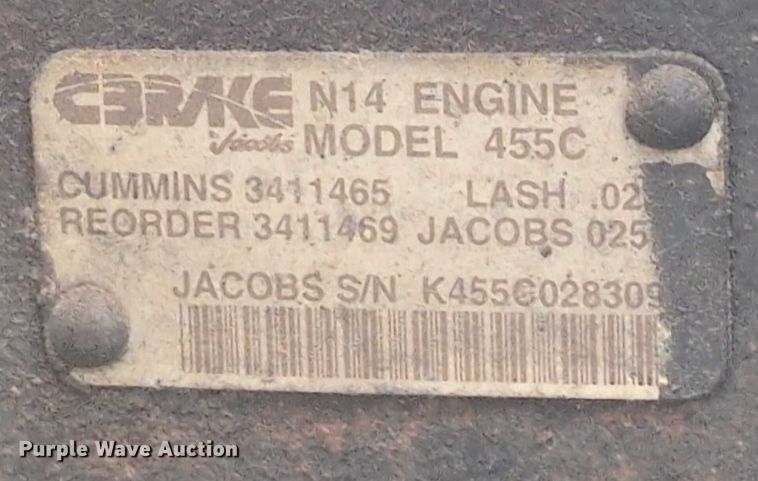 image for item EG2749 2002 International F2674 dump truck