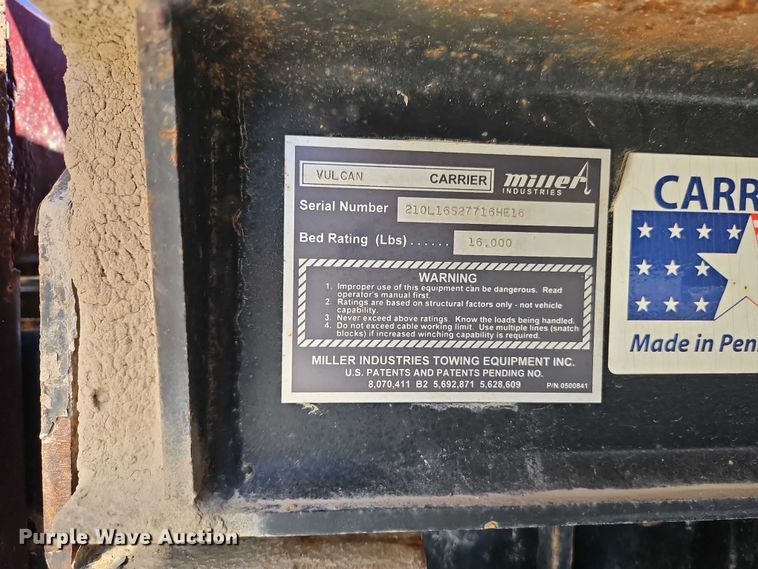 image for item EO7055 2017 Freightliner Business Class M2 rollback truck