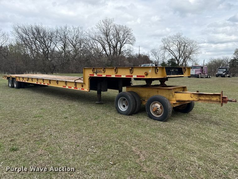 image for item ES5965 1978 Belshe T-10 drop deck trailer