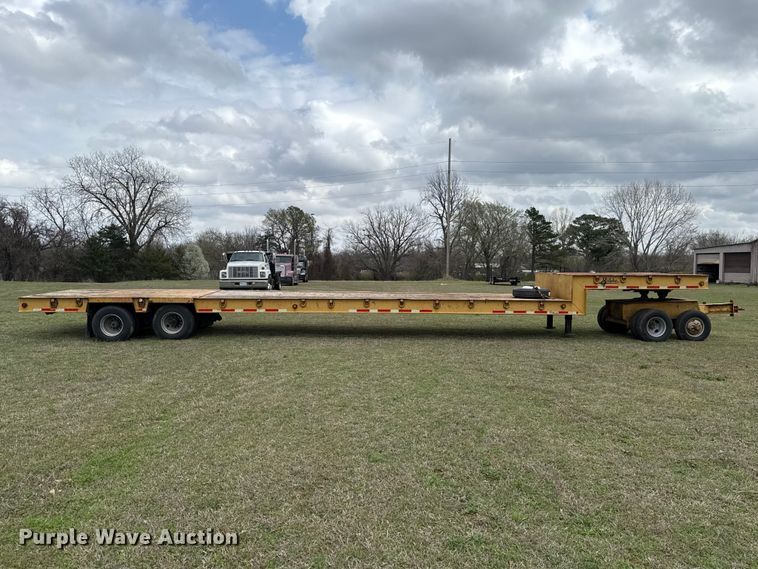 image for item ES5965 1978 Belshe T-10 drop deck trailer
