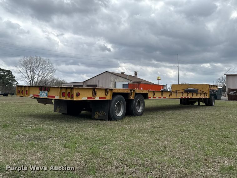 image for item ES5965 1978 Belshe T-10 drop deck trailer