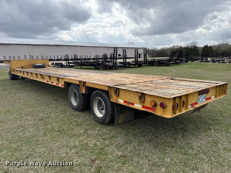 image for item ES5965 1978 Belshe T-10 drop deck trailer