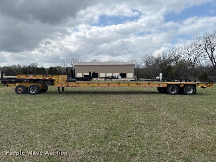 image for item ES5965 1978 Belshe T-10 drop deck trailer