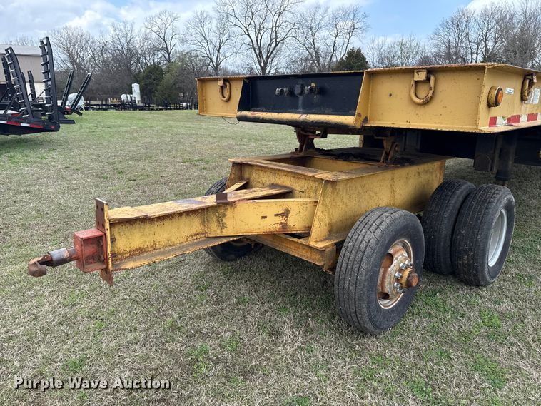 image for item ES5965 1978 Belshe T-10 drop deck trailer