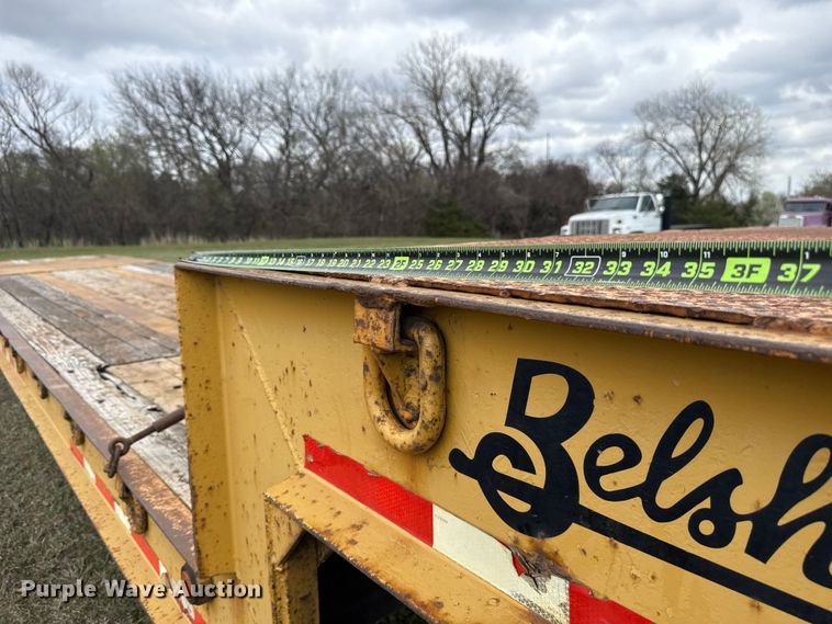 image for item ES5965 1978 Belshe T-10 drop deck trailer