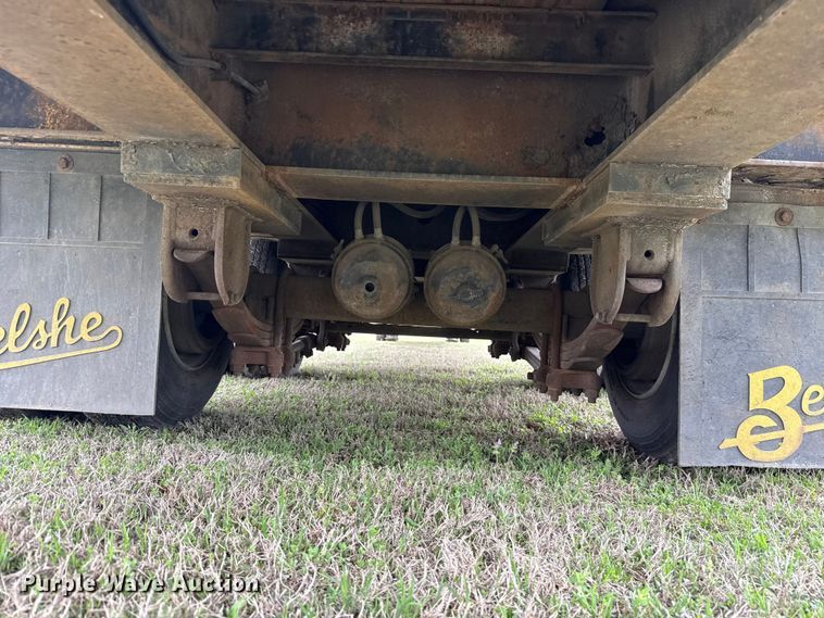 image for item ES5965 1978 Belshe T-10 drop deck trailer