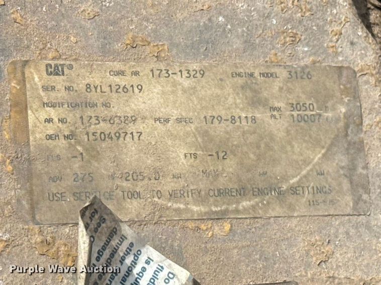 image for item ES5966 2000 GMC C7500 flatbed truck