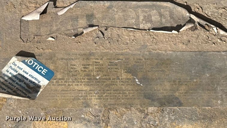 image for item ES5966 2000 GMC C7500 flatbed truck