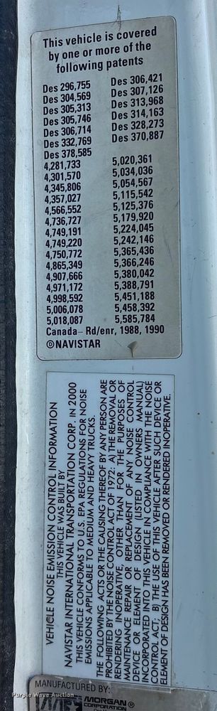 image for item ES8556 1999 International 4700 flatbed truck