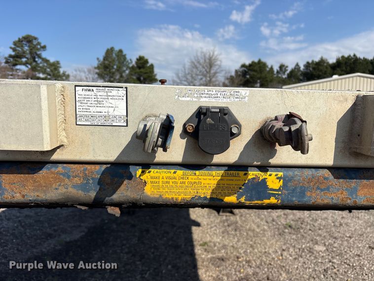 image for item ES8628 2007 Utility FS2CHA flatbed trailer