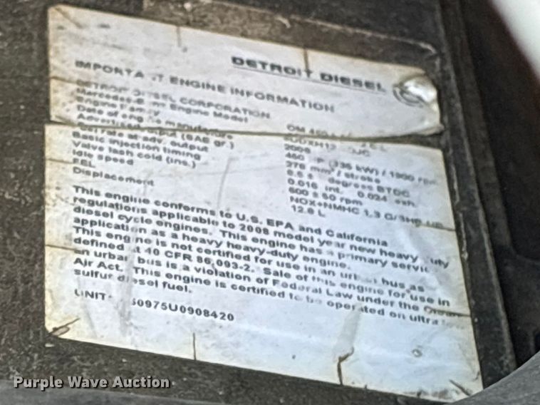 image for item ES8629 2008 Freightliner Columbia semi truck