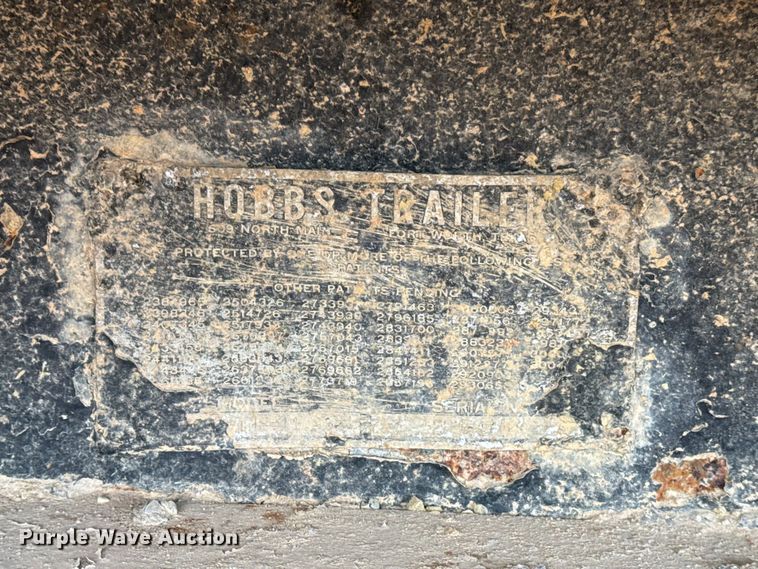 image for item EU4125 1968 Hobbs Trailer end dump trailer