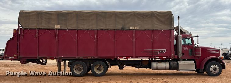 image for item EU4887 2012 Peterbilt 367 cotton module transport truck