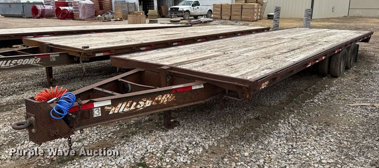 image for item FB0812 2009 Hillsboro Industries flatbed trailer