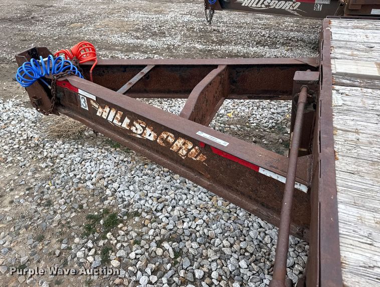 image for item FB0812 2009 Hillsboro Industries flatbed trailer