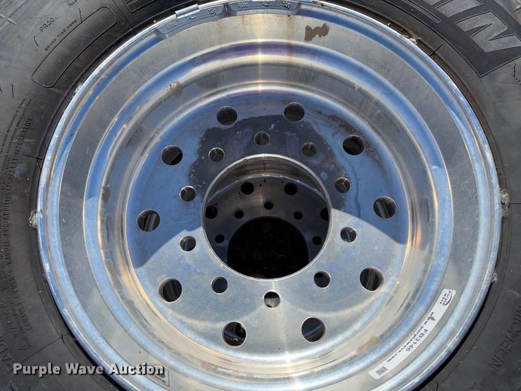 image for item FB3146 (4) Michelin 425/65R22.5 tires and wheels