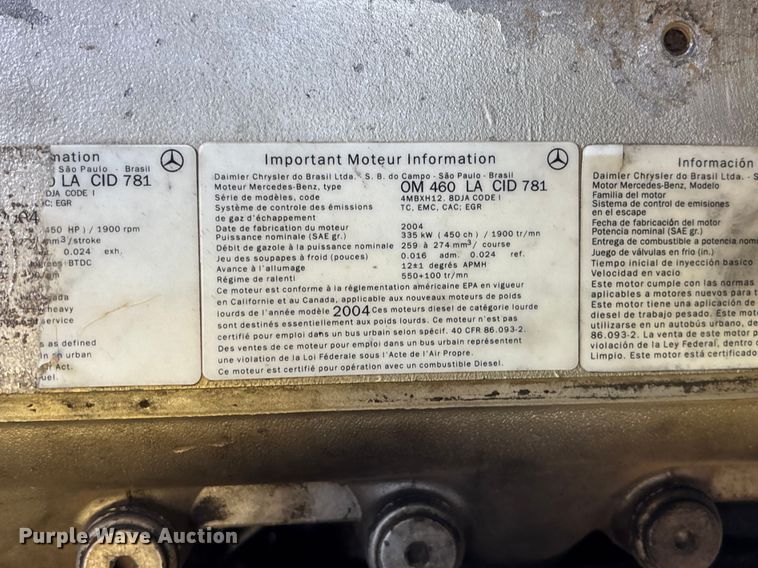 image for item FB3579 2005 Sterling A9500  semi truck