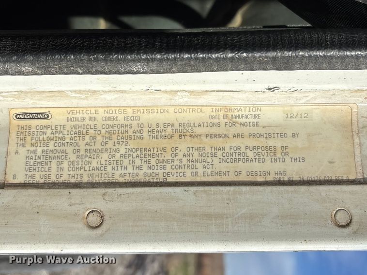 image for item FB3580 2013 Freightliner Coronado semi truck