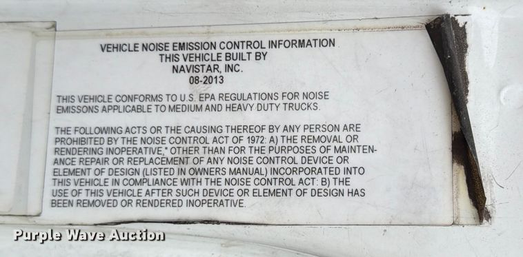 image for item FB7967 2014 International 4300 box truck