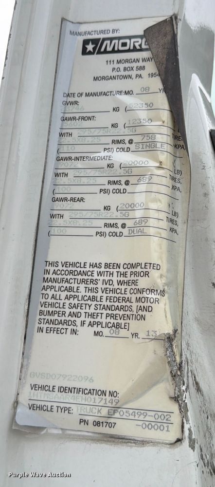 image for item FB7967 2014 International 4300 box truck