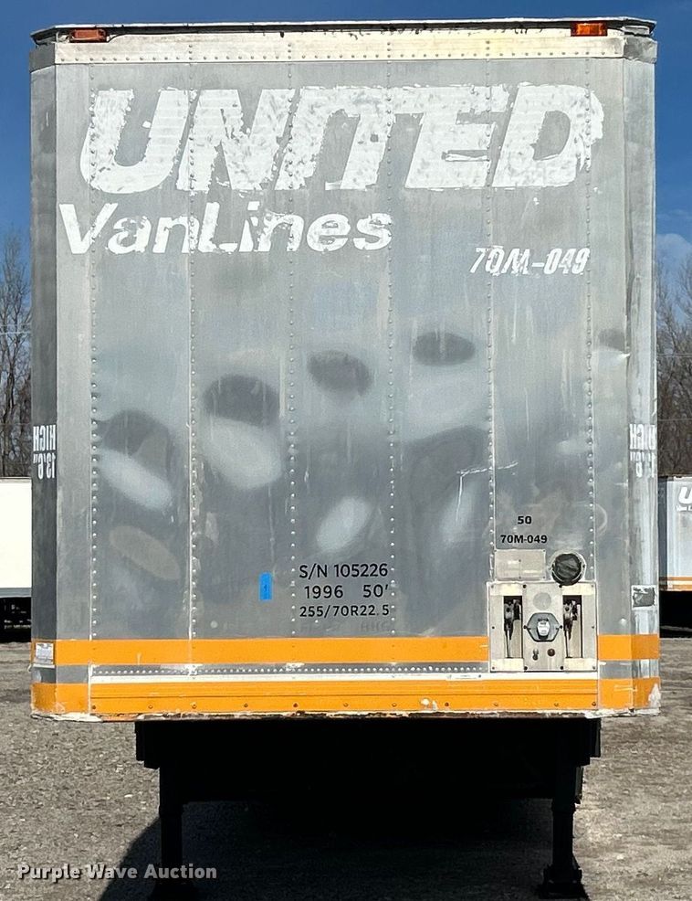 image for item FC5018 1996 Kentucky dry van trailer