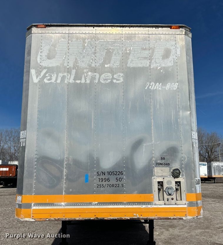 image for item FC5018 1996 Kentucky dry van trailer
