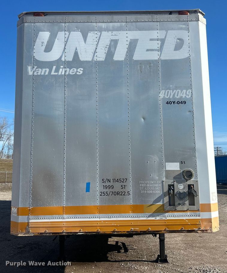 image for item FC5023 1999 Kentucky dry van trailer