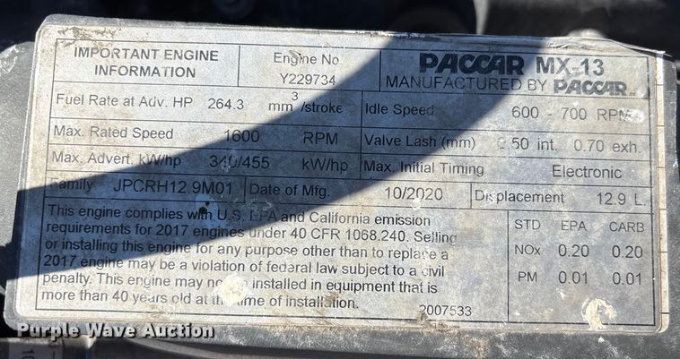 image for item FG2693 2018 Kenworth T680 semi truck