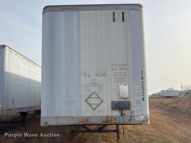 image for item FI0147 1998 Pine dry van trailer