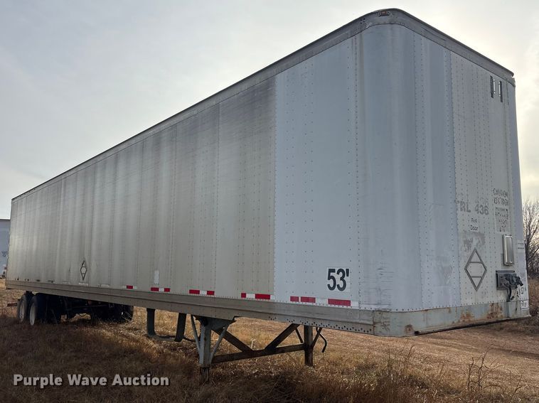 image for item FI0147 1998 Pine dry van trailer
