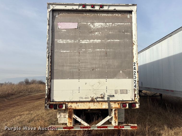 image for item FI0147 1998 Pine dry van trailer