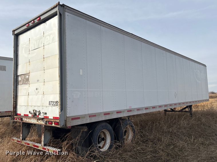 image for item FI0155 1998 Fruehauf dry van trailer