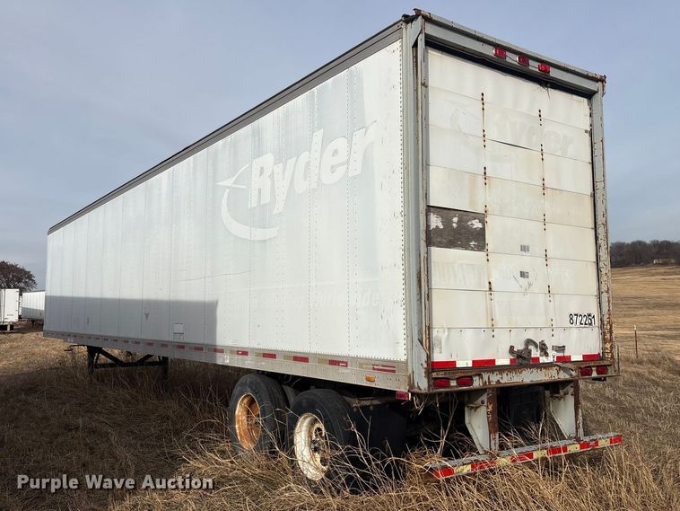image for item FI0155 1998 Fruehauf dry van trailer