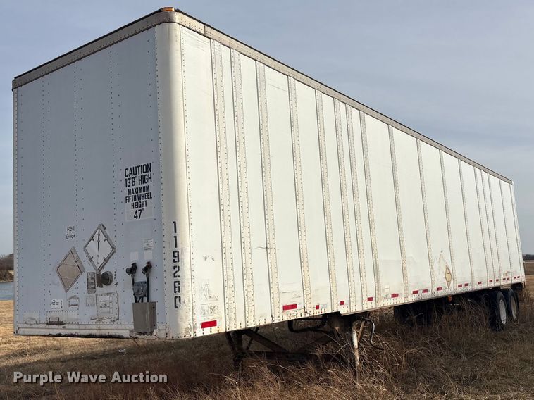 image for item FI0157 1999 Monon MP3-32-ST-48W dry van trailer