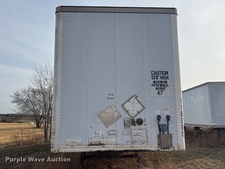 image for item FI0157 1999 Monon MP3-32-ST-48W dry van trailer