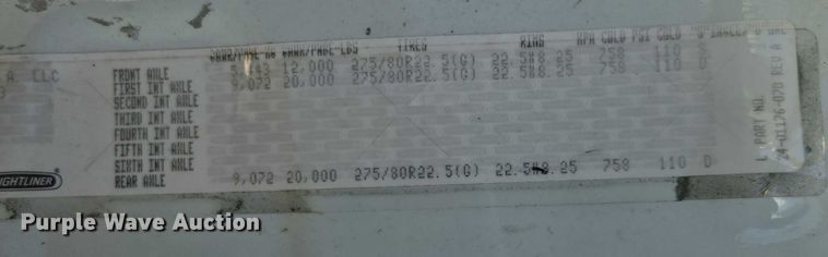 image for item YA1387 2016 Freightliner Cascadia semi truck