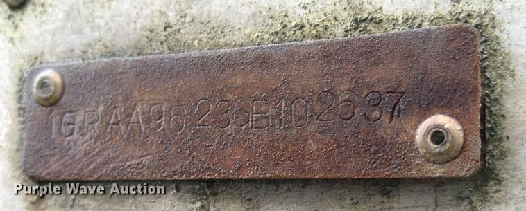 image for item YA1926 1986 Great Dane dry van trailer