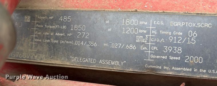 image for item YA2160 2015 Peterbilt 389 semi truck