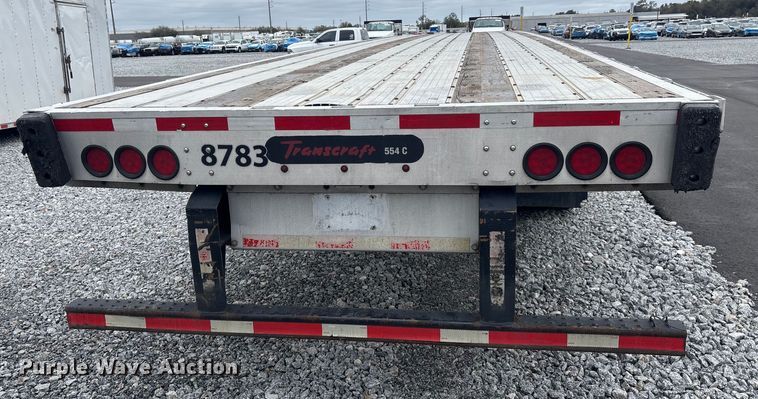 image for item YA2217 2017 Transcraft flatbed trailer